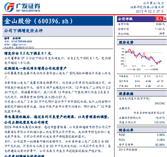 ��ɽ�ɷ�-600396-��˾���{���l�r�c�u